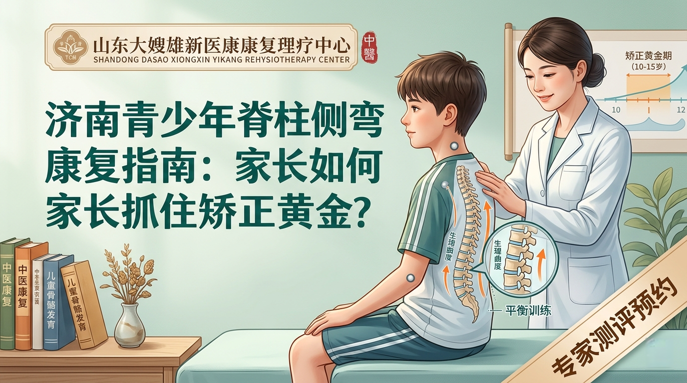濟(jì)南青少年脊柱側(cè)彎康復(fù)指南：家長如何抓住矯正黃金期？
